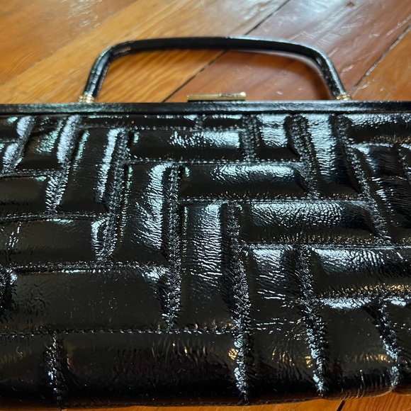 HOBO Unique Large Rectangle Textured Shiny Clutch - Picture 10 of 11